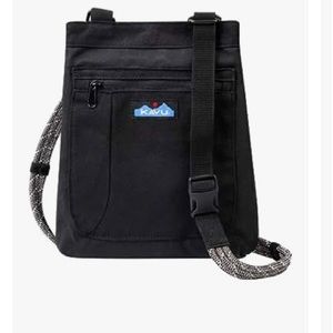 KAVU Semi-Padded Sling Canvas Rope Crossbody Bag